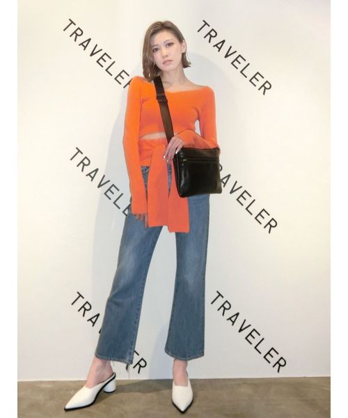 EMODA（エモダ）の「ラウンディッシュローヒールシューズ（パンプス・レディース・ホワイト/ブラック/オレンジ・SMALL/MEDIUM/LARGE）」の13枚目の写真