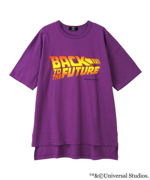 CABANE de ZUCCa（カバンドズッカ）の「S (S)BTTF LOGO T（Tシャツ/カットソー・メンズ・パープル/ピンク/ブラック/ホワイト・M/M size）」の3枚目の写真