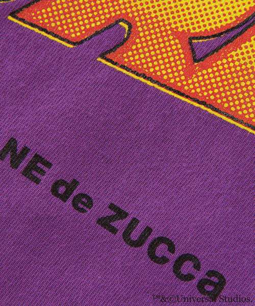 CABANE de ZUCCa（カバンドズッカ）の「S (S)BTTF LOGO T（Tシャツ/カットソー・メンズ・パープル/ピンク/ブラック/ホワイト・M/M size）」の6枚目の写真