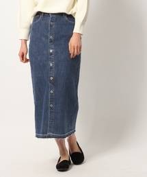 GLOBAL WORK | デニムマエボタンスカート/782833(デニムスカート)