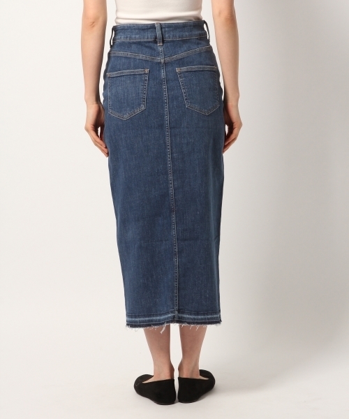 GLOBAL WORK（グローバルワーク）の「デニムマエボタンスカート/782833（デニムスカート・レディース・ブルー/ネイビー・LARGE/MEDIUM）」の8枚目の写真