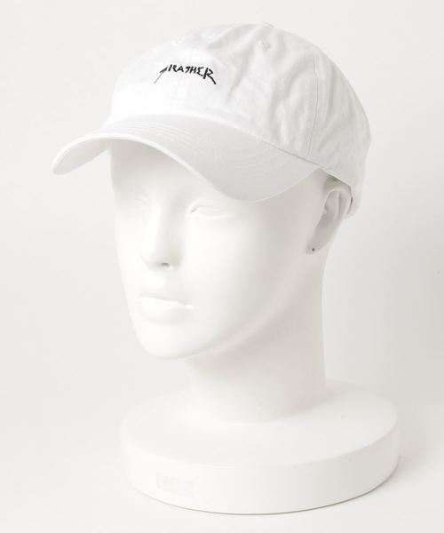THRASHER（スラッシャー）の「【 THRASHER × Mark Gonzales / スラッシャー×マークゴンザレス 】 コラボ ロー キャップ / LOW CAP（キャップ・メンズ・ライトブルー/ネイビー/インディゴブルー/ホワイト/ブラック・FREE）」の10枚目の写真
