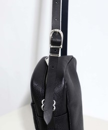 GQ1931◇HIDAKA / STUDIOUS : レザーサコッシュ◇黒 GQ1931◇HIDAKA / STUDIOUS : レザーサコッシュ◇黒 バッグ