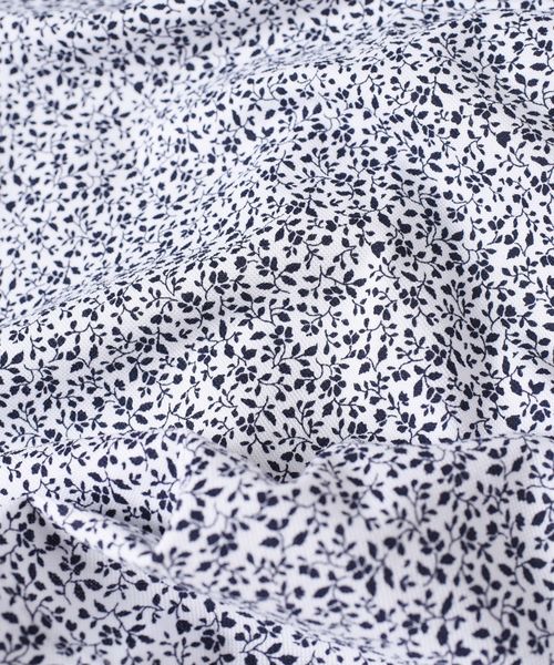 SHIPS（シップス）の「SC: COOLMAX(R) フラワープリント ワイドカラー ポロシャツ□（ポロシャツ・メンズ・ホワイト/ライトブルー/ネイビー・SMALL/MEDIUM/LARGE/X-LARGE）」の10枚目の写真