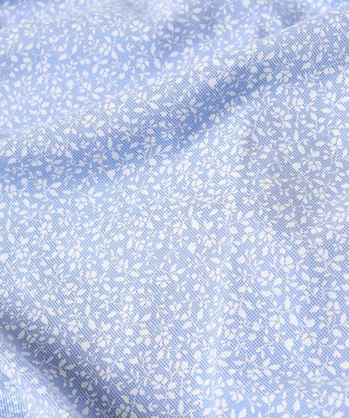 SHIPS（シップス）の「SC: COOLMAX(R) フラワープリント ワイドカラー ポロシャツ□（ポロシャツ・メンズ・ホワイト/ライトブルー/ネイビー・SMALL/MEDIUM/LARGE/X-LARGE）」の11枚目の写真