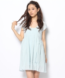 Kastane | 【Kastane】半袖ギャザーminiOP(ワンピース)