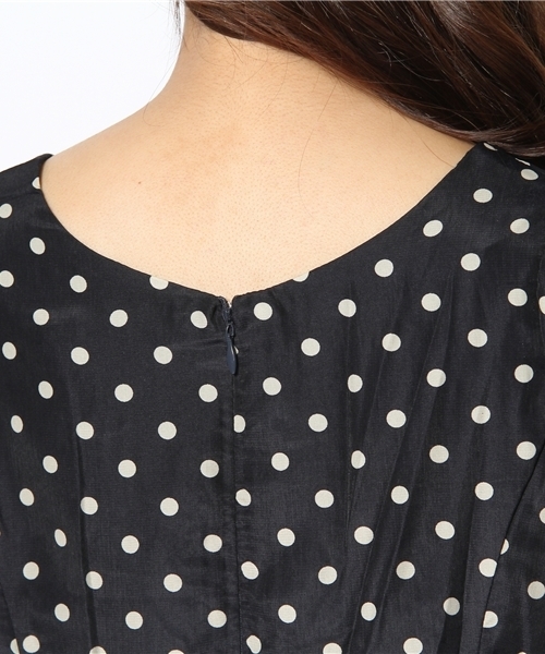 Kastane（カスタネ）の「【Kastane】半袖ギャザーminiOP（ワンピース・レディース・ラベンダー/グリーン/ネイビー・FREE）」の8枚目の写真