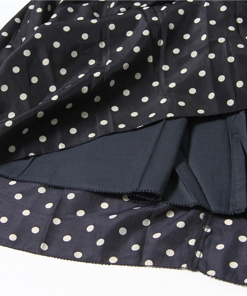 Kastane（カスタネ）の「【Kastane】半袖ギャザーminiOP（ワンピース・レディース・ラベンダー/グリーン/ネイビー・FREE）」の4枚目の写真