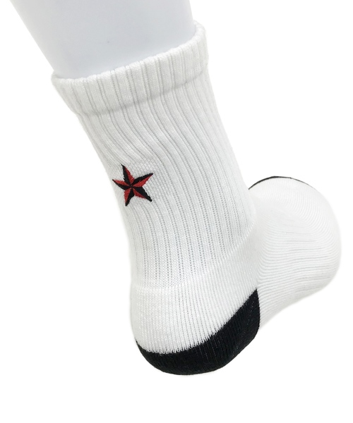 EVENFLOW(イーブンフロー)の「evenflow イーブンフロウ/ CALIFORNIA SOCKS アソートソックス EFD-901(ソックス/靴下・メンズ・ホワイト・FREE)」の6枚目の写真