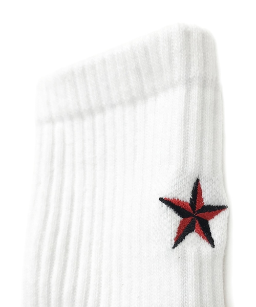 EVENFLOW(イーブンフロー)の「evenflow イーブンフロウ/ CALIFORNIA SOCKS アソートソックス EFD-901(ソックス/靴下・メンズ・ホワイト・FREE)」の4枚目の写真