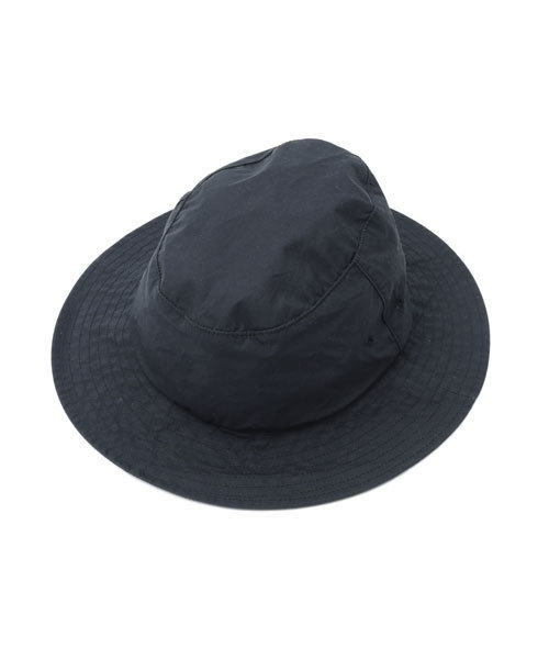 MHL.（エムエイチエル）の「COATING COTTON TYPEWRITER（ハット・メンズ・ベージュ/ネイビー・FREE）」の4枚目の写真