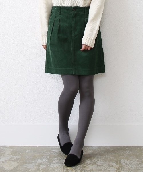 coen（コーエン）の「コーデュロイミニスカート（スカート・レディース・ロイヤルブルー/グレー/マスタード/ケリー・MEDIUM/LARGE）」の2枚目の写真