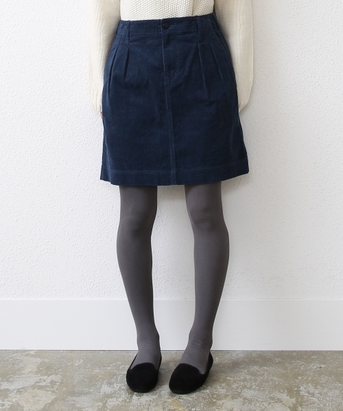 coen（コーエン）の「コーデュロイミニスカート（スカート・レディース・ロイヤルブルー/グレー/マスタード/ケリー・MEDIUM/LARGE）」の3枚目の写真