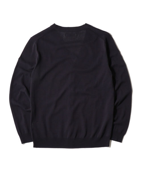 SHIPS JET BLUE（シップスジェットブルー）の「SHIPS JET BLUE: 《洗える》 アイスコットン ニットカーディガン（カーディガン/ボレロ・メンズ・ナチュラル/グリーン/ネイビー/オレンジ・X-SMALL/SMALL/MEDIUM/LARGE）」の12枚目の写真