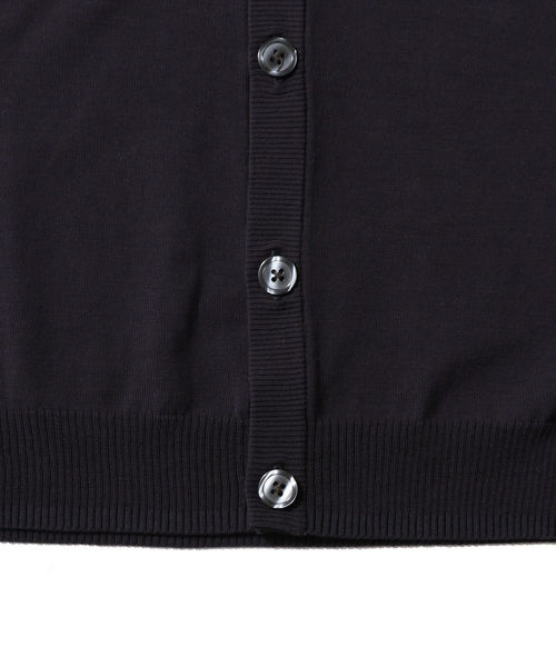 SHIPS JET BLUE（シップスジェットブルー）の「SHIPS JET BLUE: 《洗える》 アイスコットン ニットカーディガン（カーディガン/ボレロ・メンズ・ナチュラル/グリーン/ネイビー/オレンジ・X-SMALL/SMALL/MEDIUM/LARGE）」の6枚目の写真