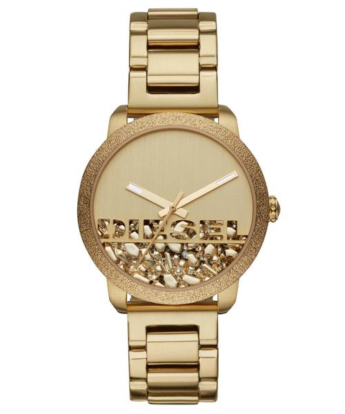 DIESEL(ディーゼル)の「FLARE ROCKS DZ5587(腕時計)」|ゴールド