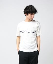 quadro | マハバーラ度詰め天竺プリントTEE(Tシャツ/カットソー)