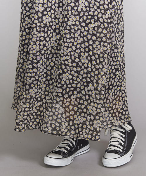 BEAUTY&YOUTH UNITED ARROWS(ビューティーアンドユースユナイテッドアローズ)の「BY クレープフラワーギャザーワンピース о(ワンピース・レディース・ブラック/ライラック・MEDIUM/SMALL)」の13枚目の写真