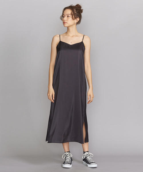 BEAUTY&YOUTH UNITED ARROWS(ビューティーアンドユースユナイテッドアローズ)の「BY クレープフラワーギャザーワンピース о(ワンピース・レディース・ブラック/ライラック・MEDIUM/SMALL)」の16枚目の写真