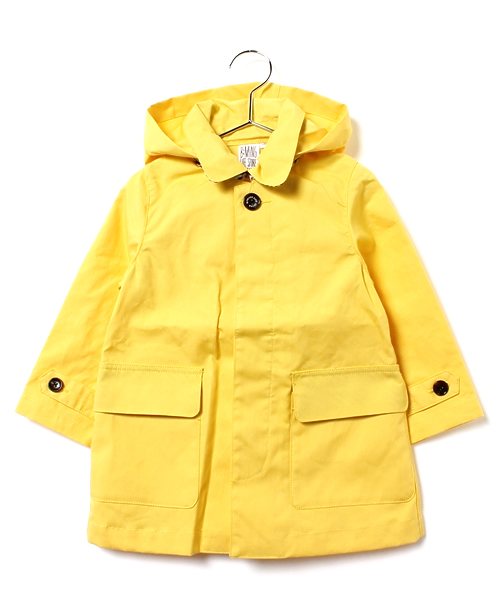 B:MING by BEAMS（ビーミングバイビームス）の「○ビーミング by ビームス / ステンカラーコート（ステンカラーコート・キッズ・イエロー/ネイビー・110/130/120/100）」の3枚目の写真