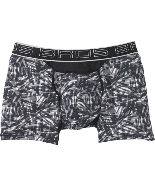 BROS by WACOALMEN（ブロスバイワコールメン）の「「ダブルエアスルータイプ」　ボクサーパンツ（ボクサーパンツ・メンズ・ブラック/サックスブルー/グリーン/レッド/エメラルド/ブラウン/グレー/ワインレッド/スモークピンク/ブルー/ネイビー/オレンジ/オリーブ/グレイッシュブルー/ベージュ/ライトブラウン/ライトグレー・M/L）」の3枚目の写真