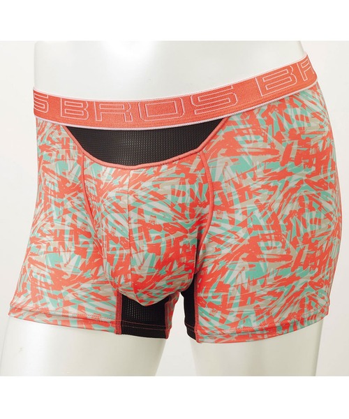 BROS by WACOALMEN（ブロスバイワコールメン）の「「ダブルエアスルータイプ」　ボクサーパンツ（ボクサーパンツ・メンズ・ブラック/サックスブルー/グリーン/レッド/エメラルド/ブラウン/グレー/ワインレッド/スモークピンク/ブルー/ネイビー/オレンジ/オリーブ/グレイッシュブルー/ベージュ/ライトブラウン/ライトグレー・M/L）」の20枚目の写真