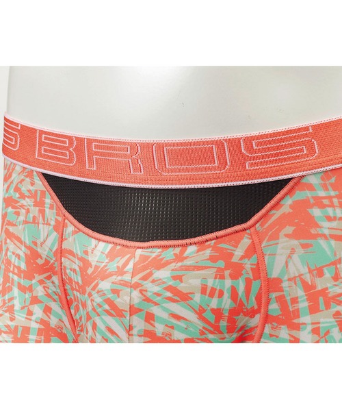 BROS by WACOALMEN（ブロスバイワコールメン）の「「ダブルエアスルータイプ」　ボクサーパンツ（ボクサーパンツ・メンズ・ブラック/サックスブルー/グリーン/レッド/エメラルド/ブラウン/グレー/ワインレッド/スモークピンク/ブルー/ネイビー/オレンジ/オリーブ/グレイッシュブルー/ベージュ/ライトブラウン/ライトグレー・M/L）」の21枚目の写真