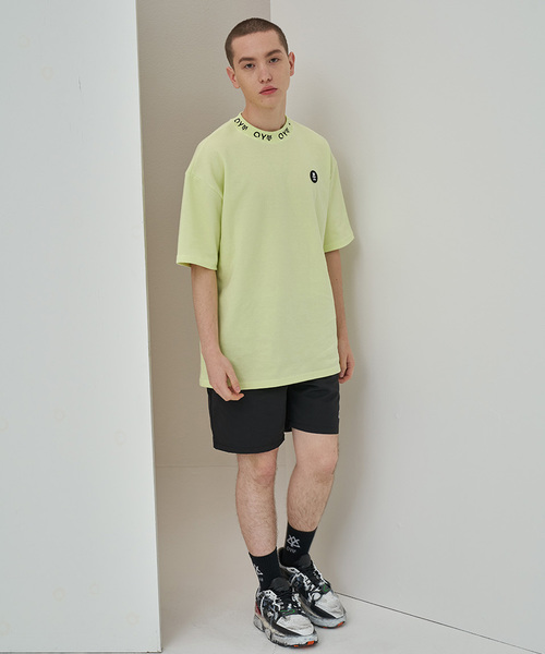 OY(オーワイ)の「ロゴクルーTシャツ/カットソー(Tシャツ/カットソー・メンズ・ホワイト/ブラック/ライトイエロー・FREE)」の3枚目の写真