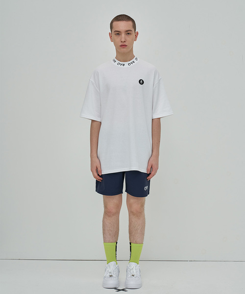 OY(オーワイ)の「ロゴクルーTシャツ/カットソー(Tシャツ/カットソー・メンズ・ホワイト/ブラック/ライトイエロー・FREE)」の9枚目の写真