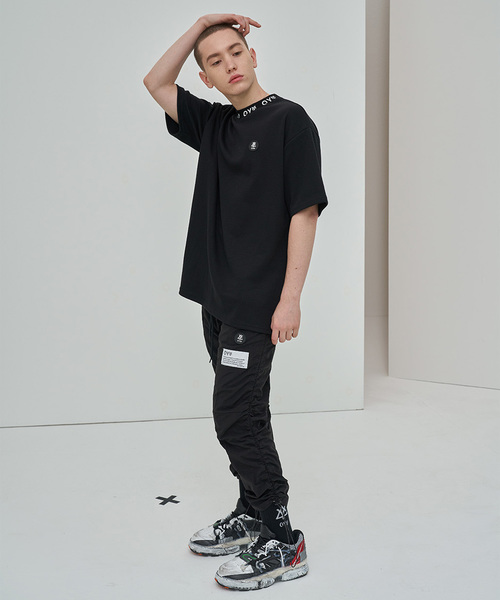 OY(オーワイ)の「ロゴクルーTシャツ/カットソー(Tシャツ/カットソー・メンズ・ホワイト/ブラック/ライトイエロー・FREE)」の7枚目の写真