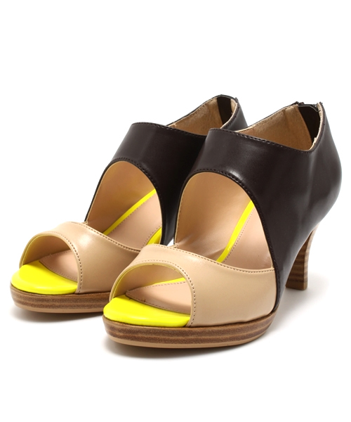 alcali(アルカリ)の「モードブーティーサンダル(ブーティ・レディース・ブラック/モカ/カーキ/ネイビー・2/3/4)」の2枚目の写真