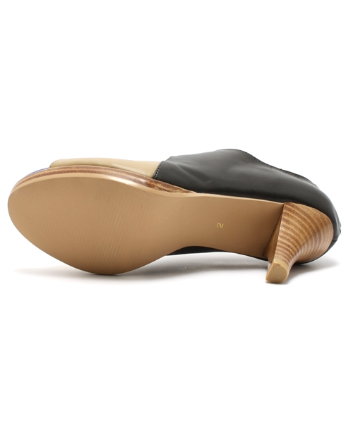 alcali(アルカリ)の「モードブーティーサンダル(ブーティ・レディース・ブラック/モカ/カーキ/ネイビー・2/3/4)」の7枚目の写真