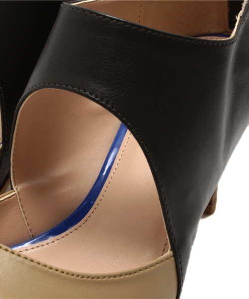 alcali(アルカリ)の「モードブーティーサンダル(ブーティ・レディース・ブラック/モカ/カーキ/ネイビー・2/3/4)」の11枚目の写真