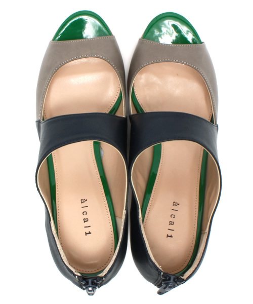 alcali(アルカリ)の「モードブーティーサンダル(ブーティ・レディース・ブラック/モカ/カーキ/ネイビー・2/3/4)」の14枚目の写真