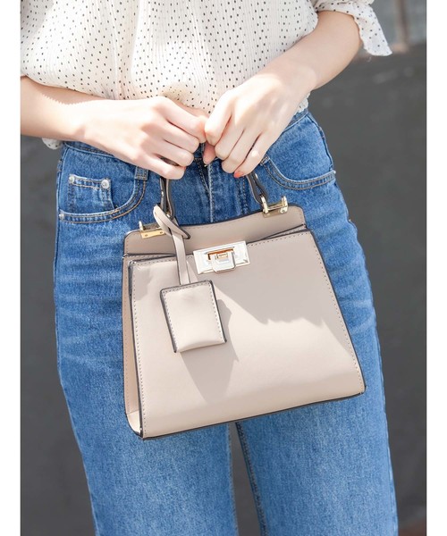 fifth(フィフス)の「クラシカルハンドバッグ(ハンドバッグ・レディース・ホワイト/ブラック/モカ・FREE)」の3枚目の写真