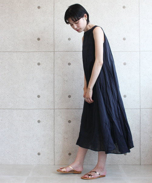 セール ワンピース 裾マチフレアーノースリーブワンピース ワンピース Tite Tite In The Store ティテ インザ The ストア のファッション