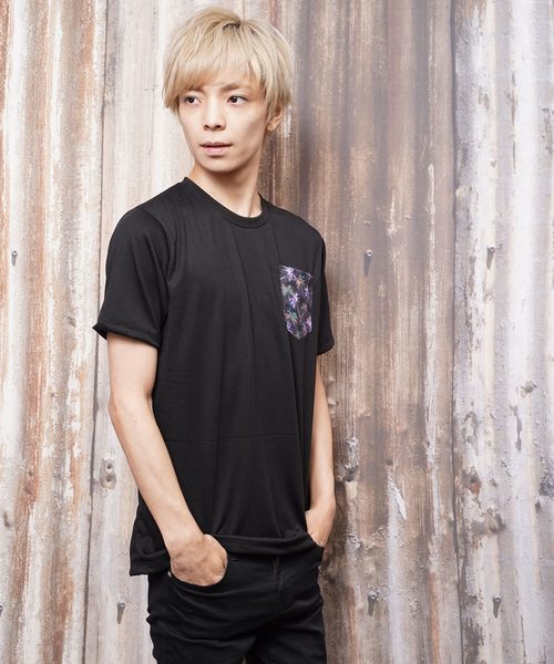 おしゃれスタ（オシャレスタ）の「プリントポケットアクセントクルーネックTシャツ(KU)（Tシャツ/カットソー・メンズ・A/B/C/D/E・M/L）」の11枚目の写真