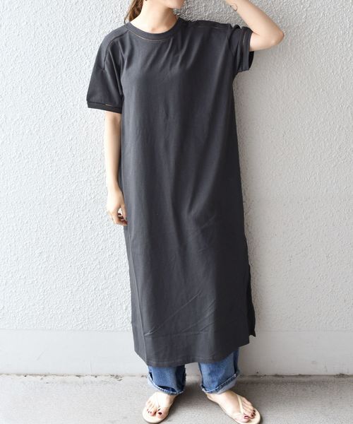 SHIPS（シップス）の「USAコットンハシゴレースワンピース（ワンピース・レディース・ブラック/ブルー/キャメル・ONE SIZE）」の4枚目の写真