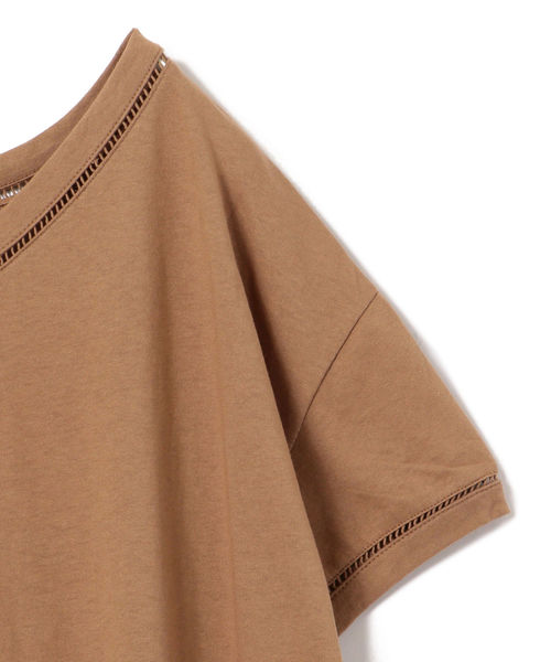 SHIPS（シップス）の「USAコットンハシゴレースワンピース（ワンピース・レディース・ブラック/ブルー/キャメル・ONE SIZE）」の8枚目の写真