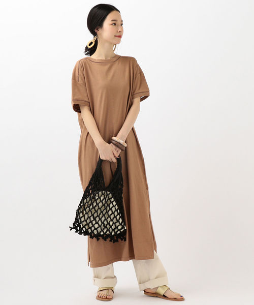 SHIPS（シップス）の「USAコットンハシゴレースワンピース（ワンピース・レディース・ブラック/ブルー/キャメル・ONE SIZE）」の18枚目の写真