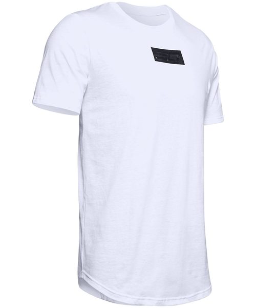 UNDER ARMOUR（アンダーアーマー）の「メンズバスケットボールTシャツ / SC30 エボリューション ショートスリーブ? Tシャツ（Tシャツ/カットソー・メンズ・ブラック×レッド/ホワイト×ブラック・SM/XL/LG/MD/XXL）」の3枚目の写真