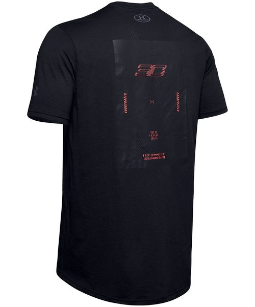 UNDER ARMOUR（アンダーアーマー）の「メンズバスケットボールTシャツ / SC30 エボリューション ショートスリーブ? Tシャツ（Tシャツ/カットソー・メンズ・ブラック×レッド/ホワイト×ブラック・SM/XL/LG/MD/XXL）」の13枚目の写真