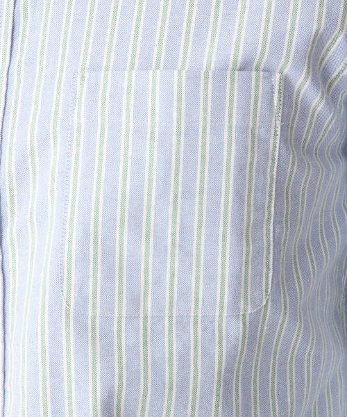 GLOBAL WORK（グローバルワーク）の「オックスフォードバンドカラー/837124（シャツ/ブラウス・メンズ・ホワイト/ブラウン/サックスブルー・SMALL/MEDIUM/LARGE/X-LARGE）」の8枚目の写真
