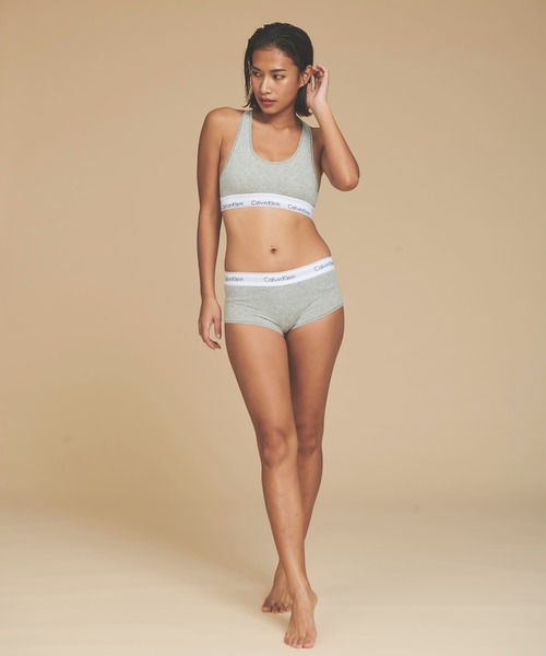 Calvin Klein Underwear(カルバンクラインアンダーウェア)の「ブラレット(2枚パック) - Icon Cotton Modal ブラレット(ブラジャー・レディース・ブラック/ヘザーグレー/ブラック系その他2・S/M/L/XL)」の9枚目の写真