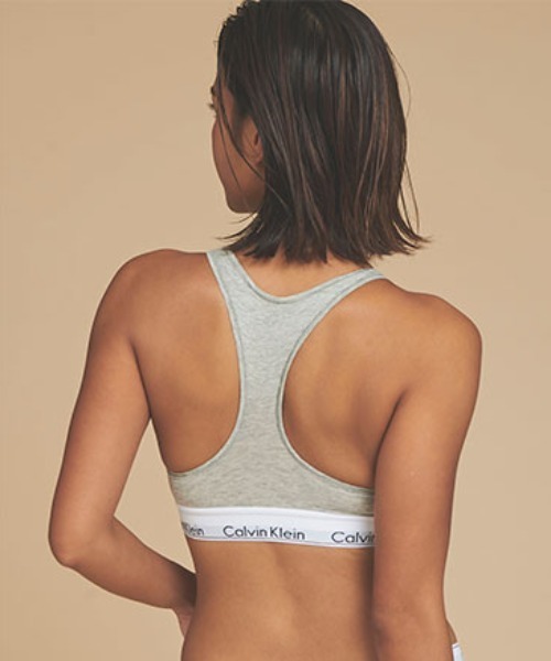 Calvin Klein Underwear(カルバンクラインアンダーウェア)の「ブラレット(2枚パック) - Icon Cotton Modal ブラレット(ブラジャー・レディース・ブラック/ヘザーグレー/ブラック系その他2・S/M/L/XL)」の8枚目の写真