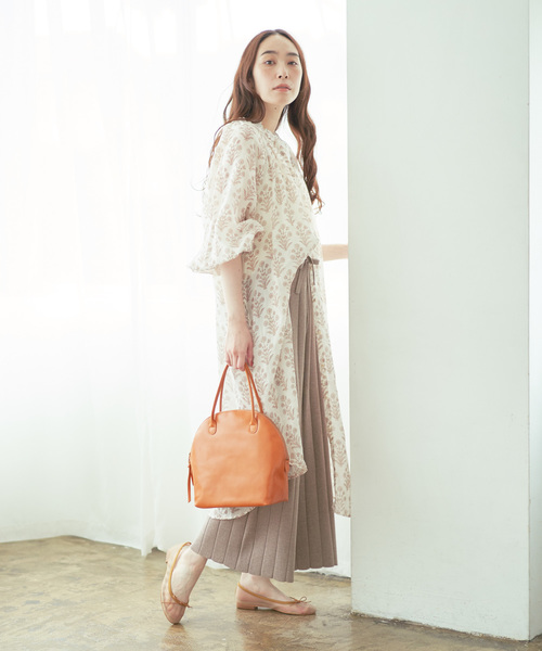 PUAL CE CIN（ピュアルセシン）の「ワイドリブワイドパンツ（その他パンツ・レディース・チャコールグレー/ブラック/ベージュ/ネイビー・FREE）」の7枚目の写真