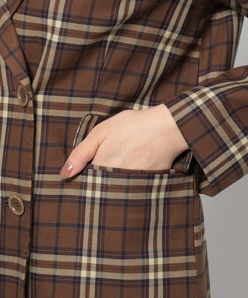 PAGEBOY（ページボーイ）の「セットアップチェックテーラージャケット（テーラードジャケット・レディース・グレー系その他/ブラウン系その他・FREE）」の15枚目の写真
