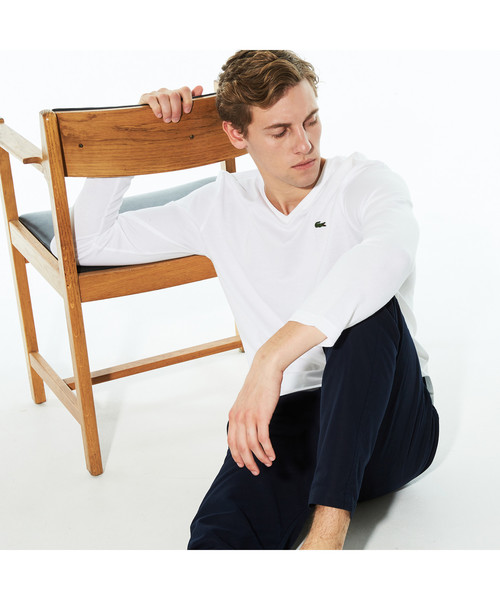 LACOSTE�i���R�X�e�j�́uV�l�b�NT�V���c (����)�iT�V���c/�J�b�g�\�[�j�v�b�z���C�g
