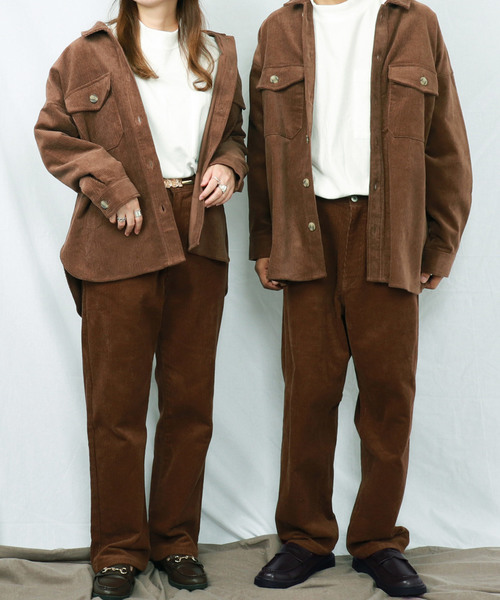 PairPair（ペアペア）の「コーデュロイハイウエストパンツ（その他パンツ・レディース・ブラック/ダークブラウン/アイボリー/モカ・SMALL/MEDIUM/LARGE）」の7枚目の写真