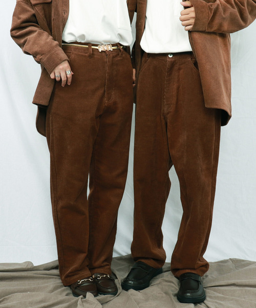 PairPair（ペアペア）の「コーデュロイハイウエストパンツ（その他パンツ・レディース・ブラック/ダークブラウン/アイボリー/モカ・SMALL/MEDIUM/LARGE）」の8枚目の写真